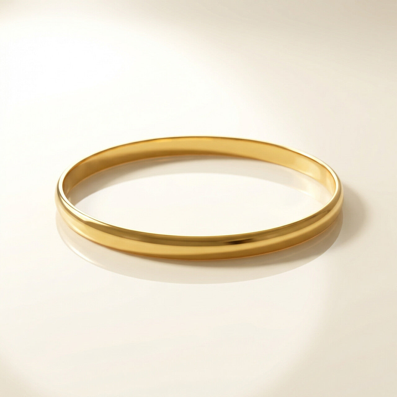 Flat Wire Bangle Bracelet