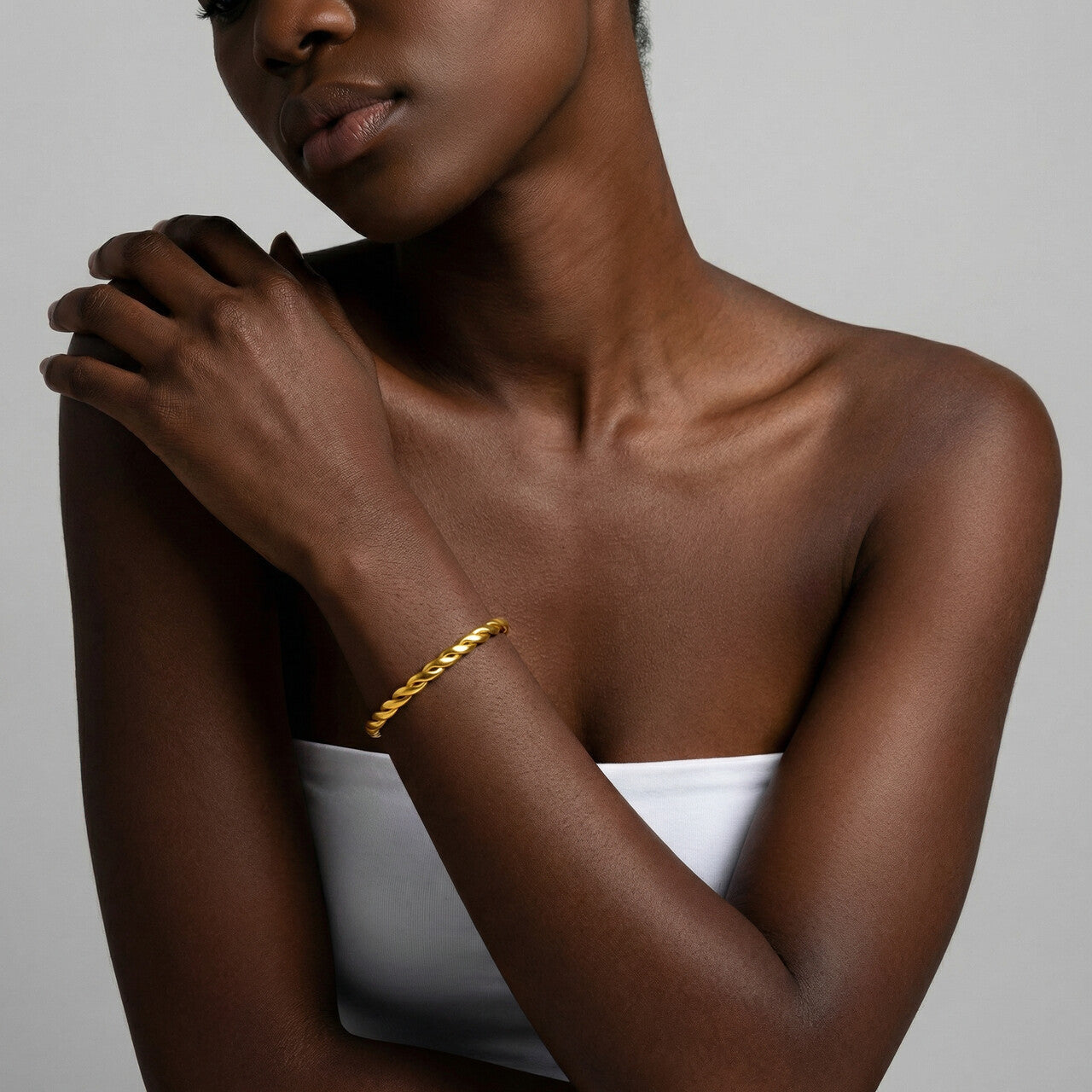 Golden Twirl Bracelet