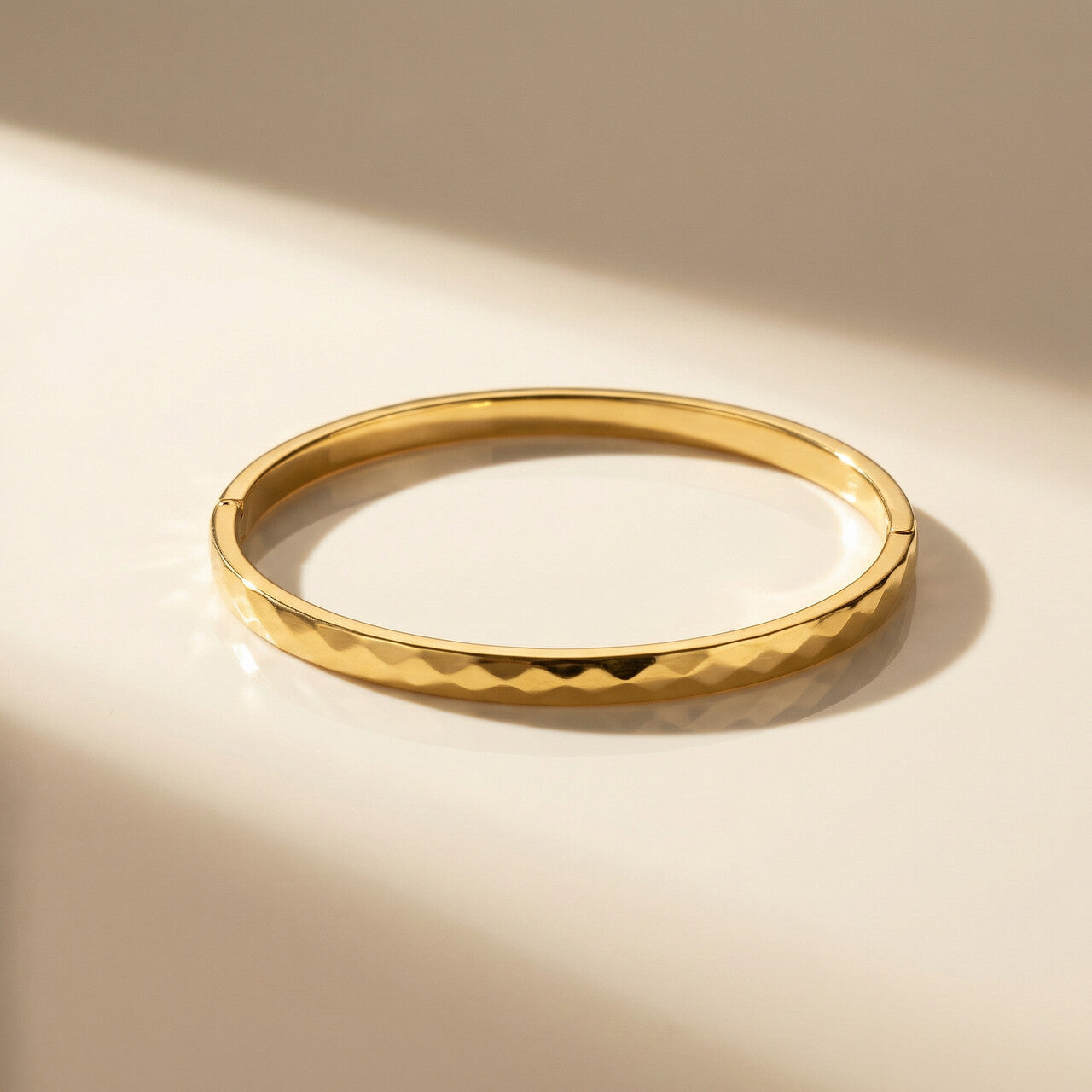 Gilded Haze Bangle Bracelet