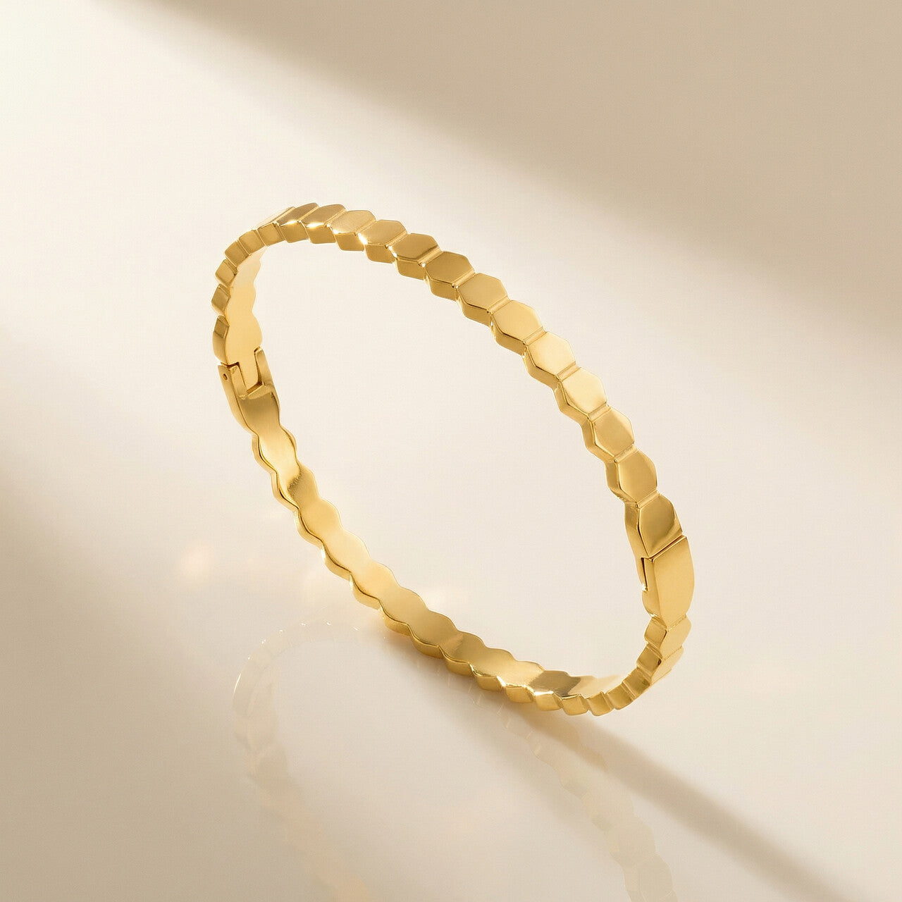 Modern Mosaic Bangle Bracelet