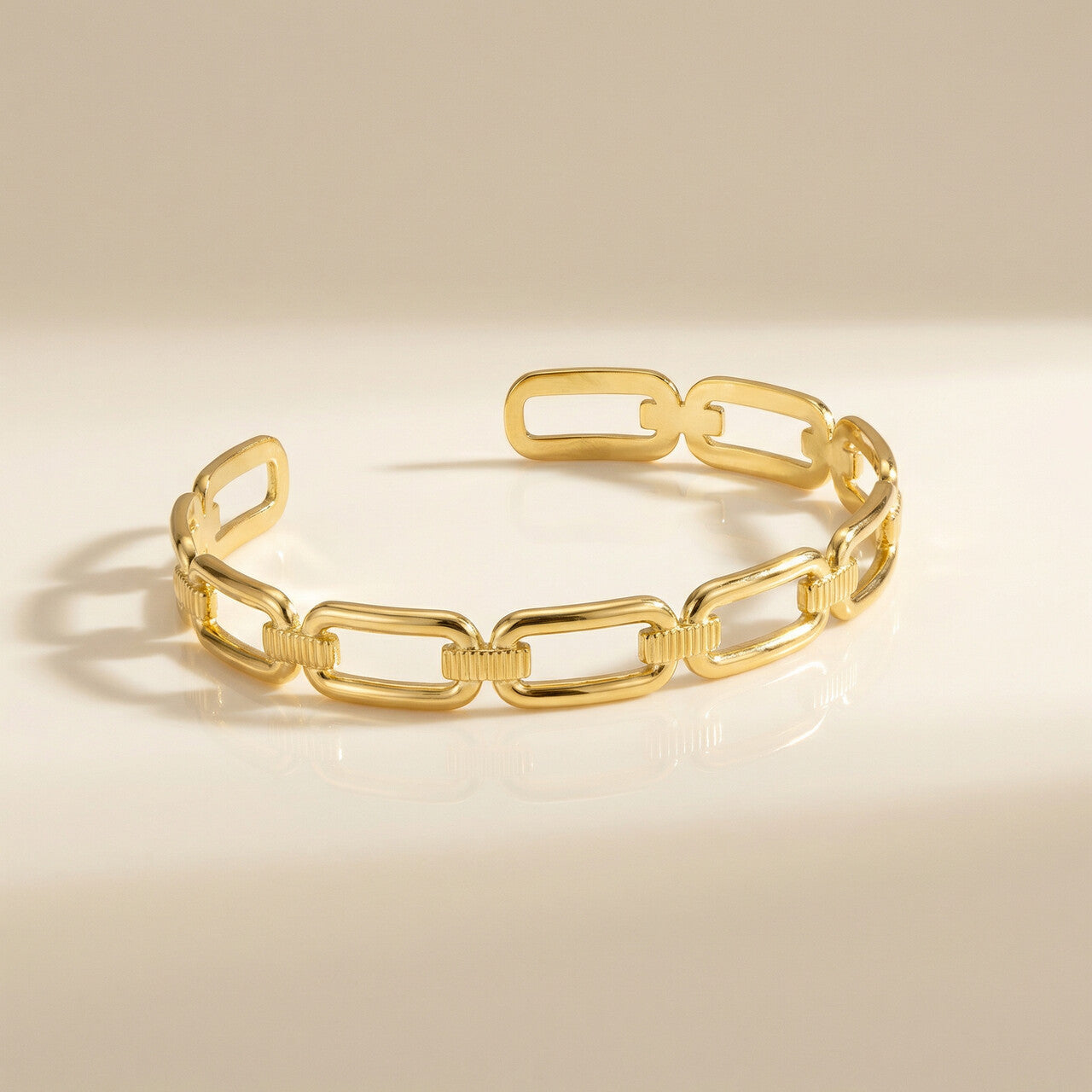 Minimalist Gold Link Bracelet