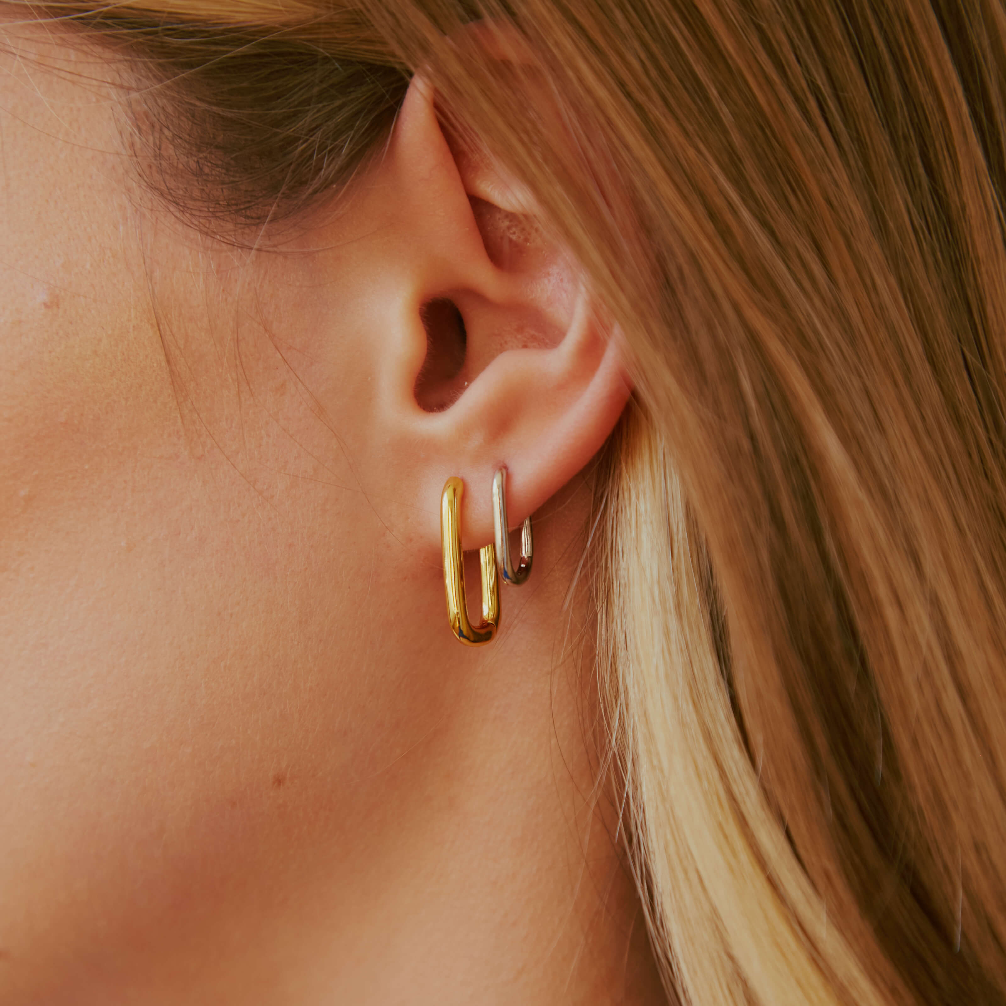 Halo Oval Hoops, 15mm