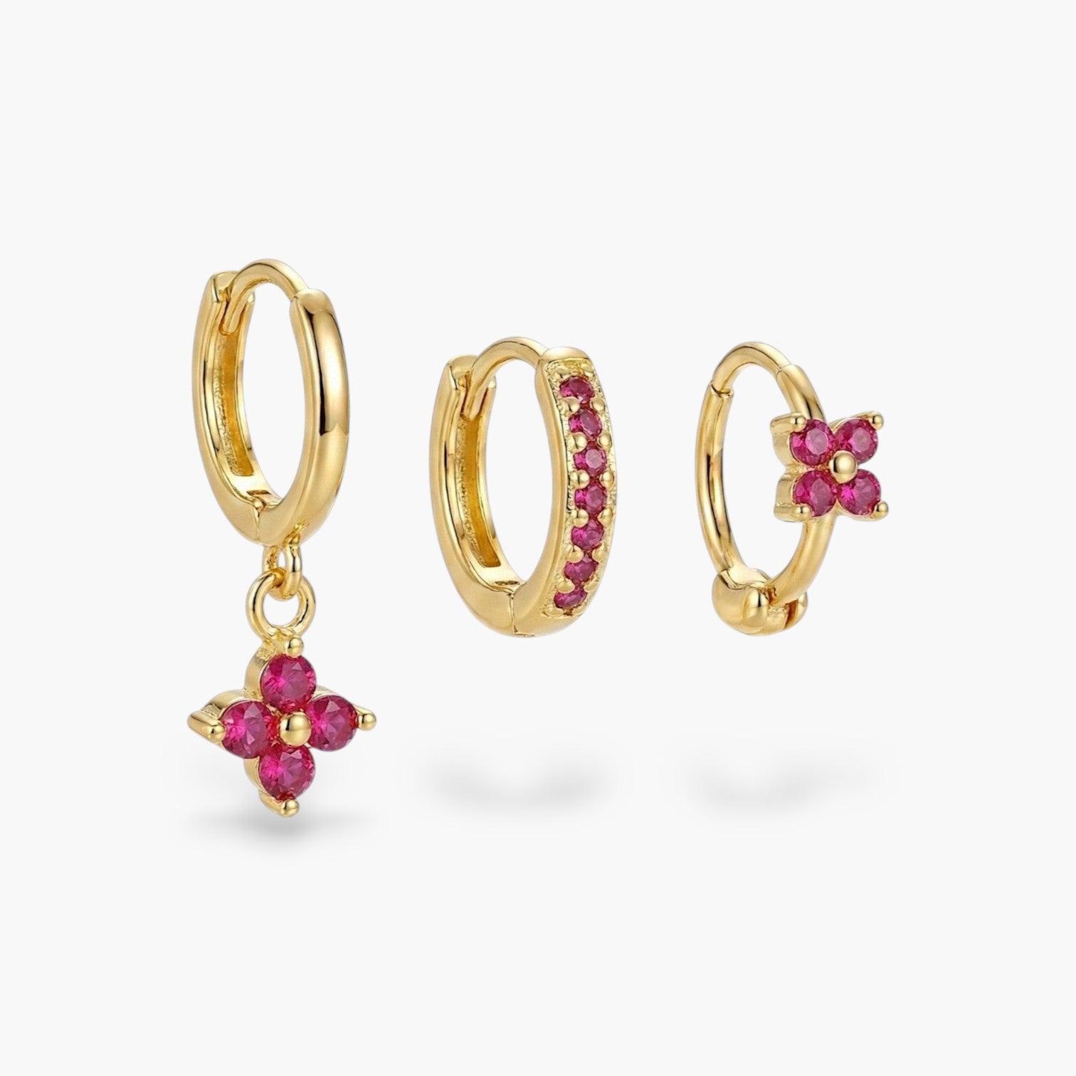 Clover Bloom Earring Set