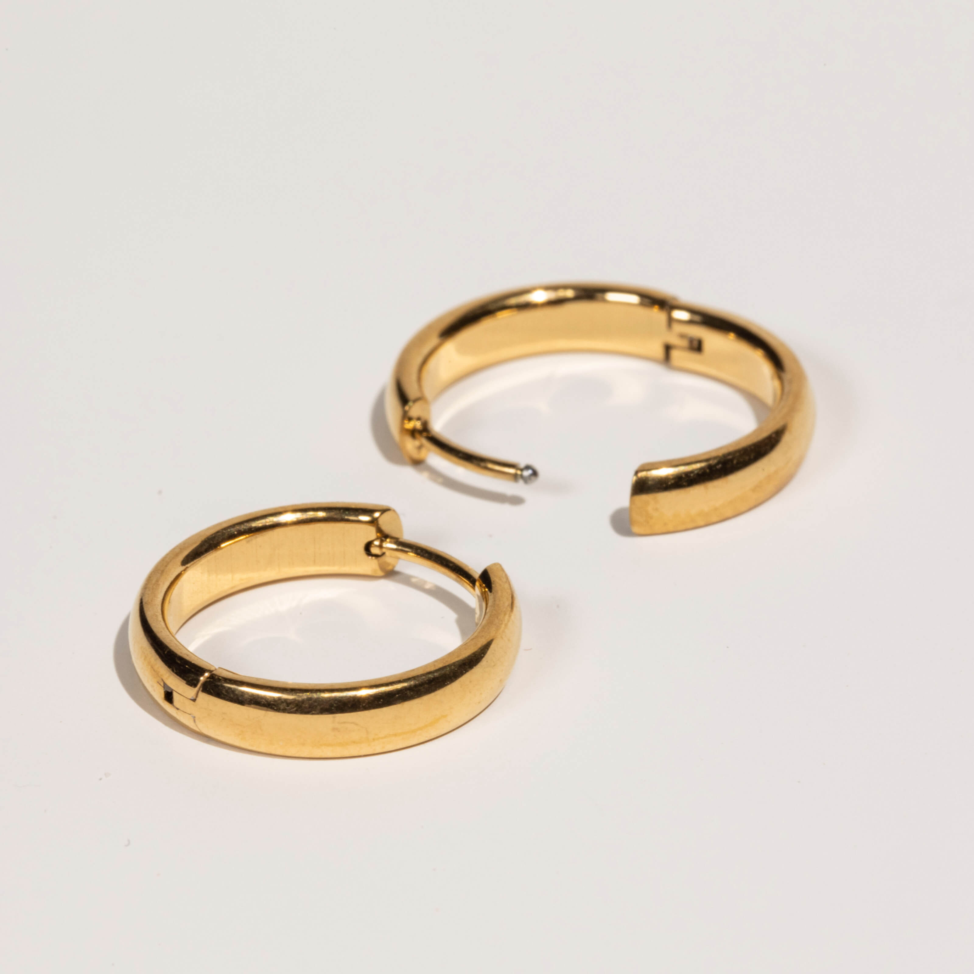 Bold Hoops, 14mm