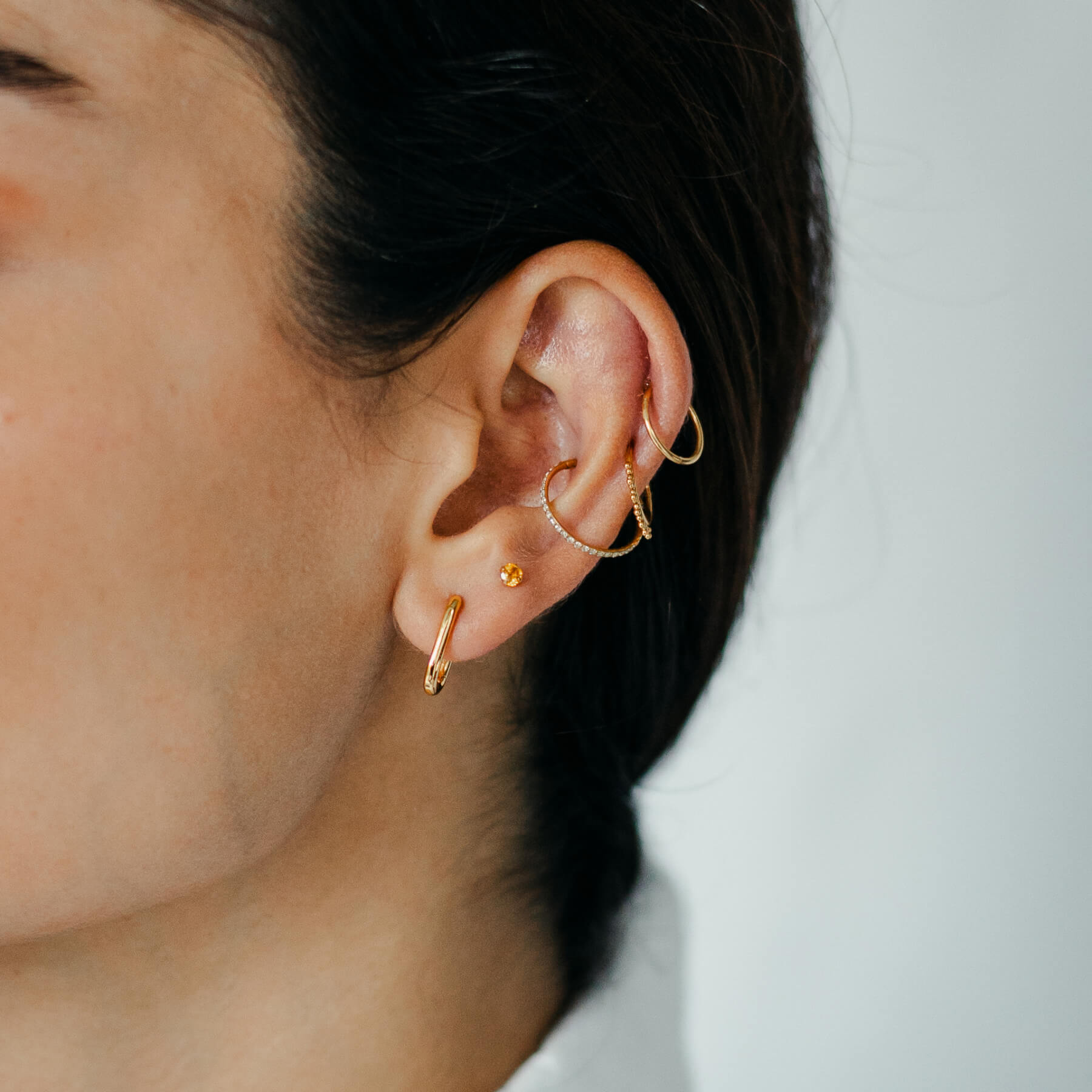 Halo Oval Hoops, 15mm