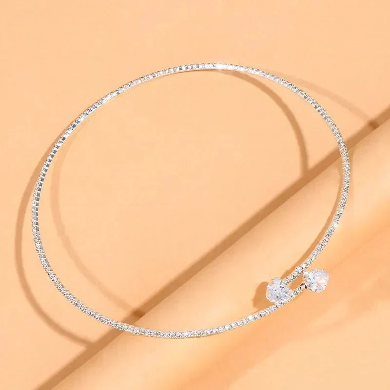Heart Open Choker Necklace