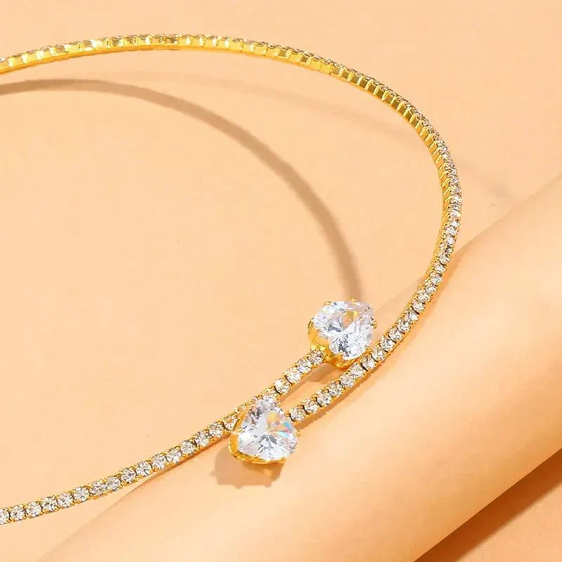 Heart Open Choker Necklace