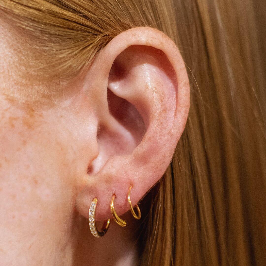Pavé Hoops, 14mm