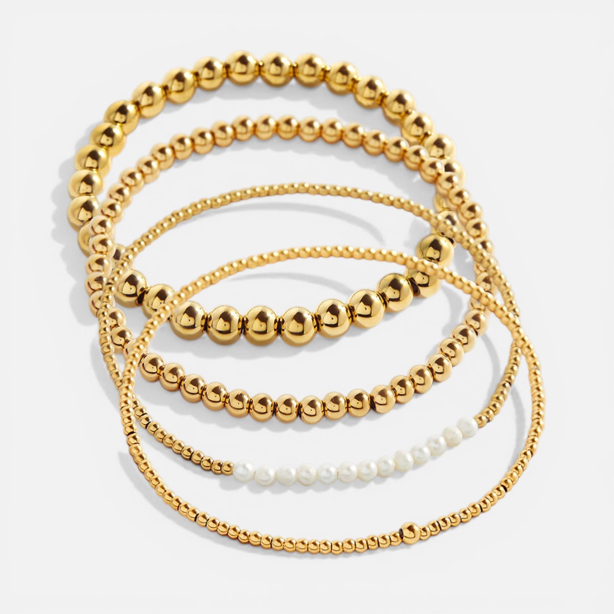 Lunelle Pearl Bracelet Stacking Set