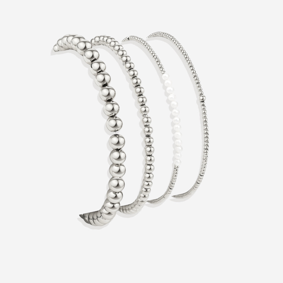 Lunelle Pearl Bracelet Stacking Set
