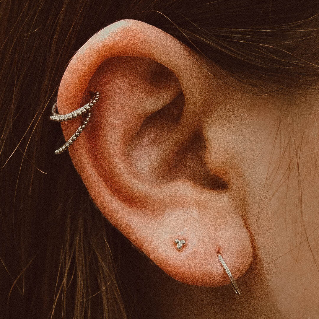 Crystal Trinity Studs