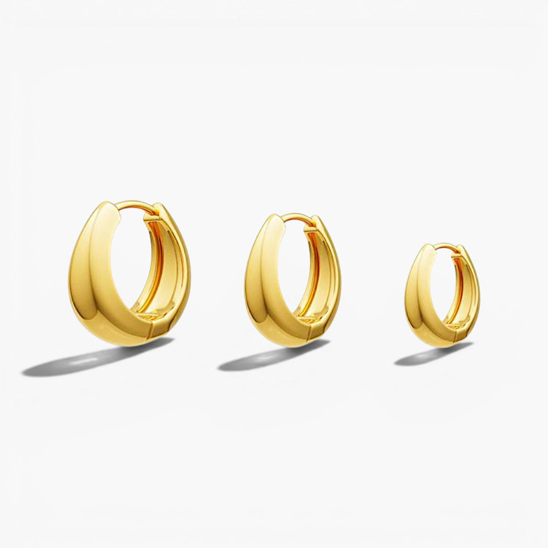 🎁 Nova Chunky Hoop Earrings Trio Set (100% off)