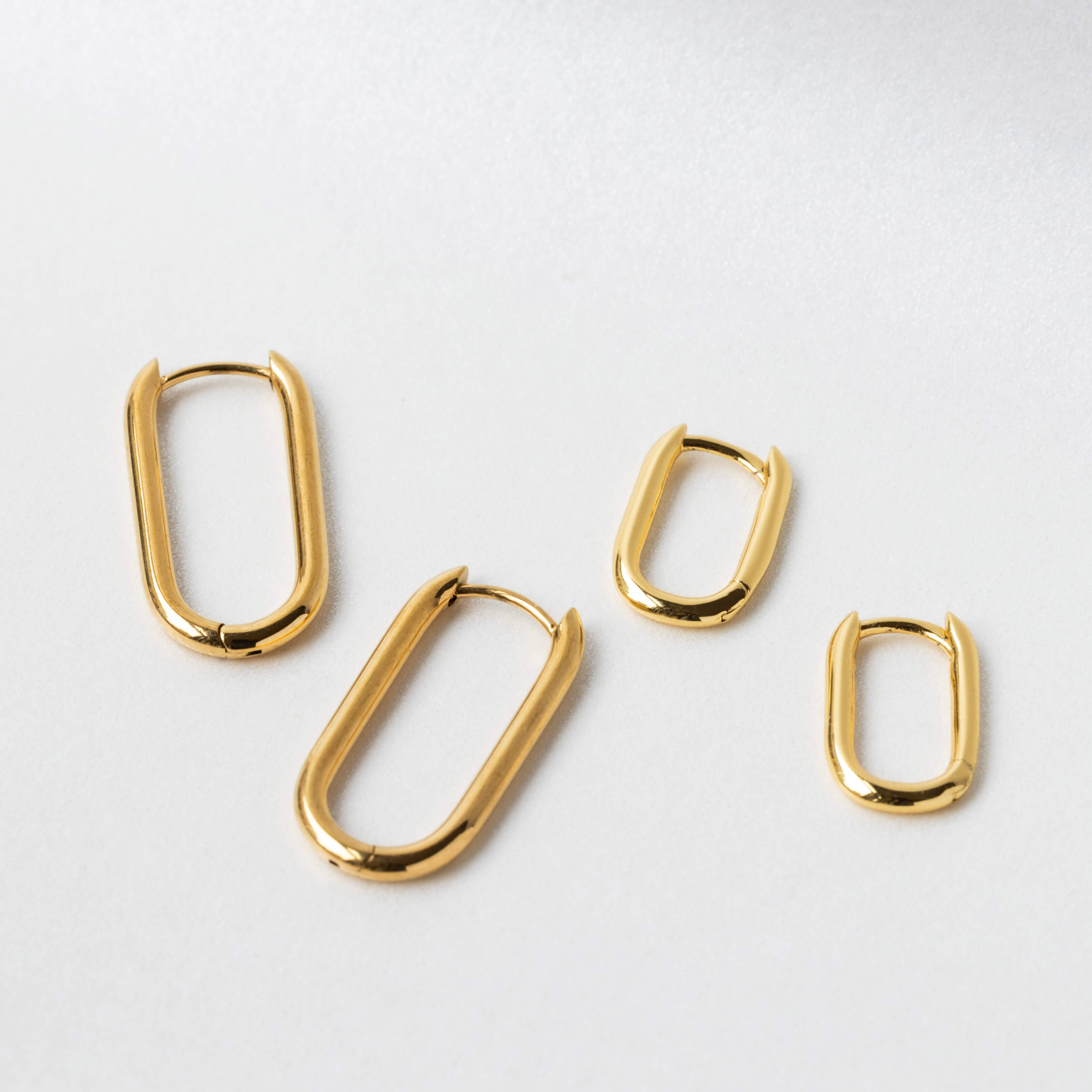 Halo Oval Hoops, 15mm
