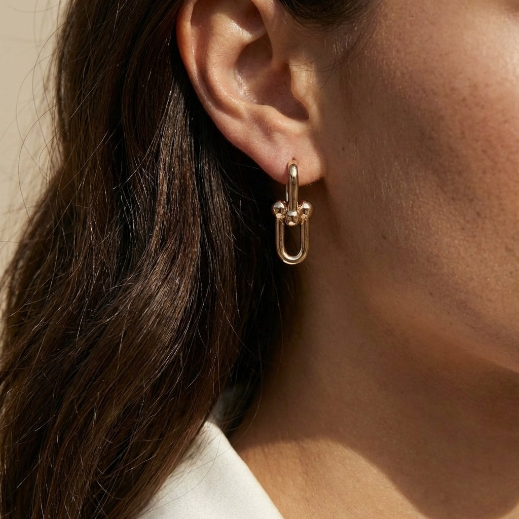 Minimal Link Hoop Earrings