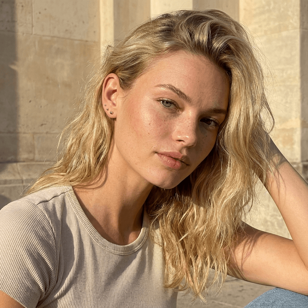 Petite Sphere Flat Back Stud Earrings