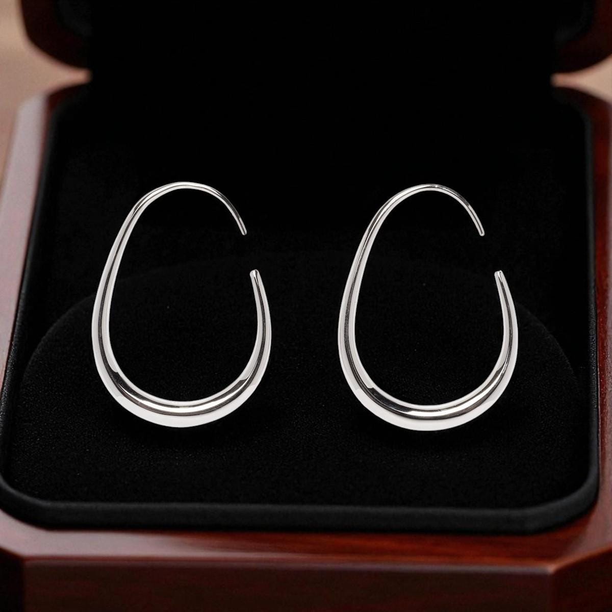 Valora Chunky Dome Hoop Earrings