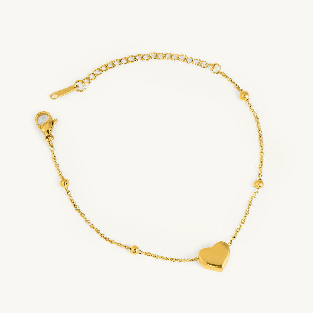 Heart Charm Bracelet