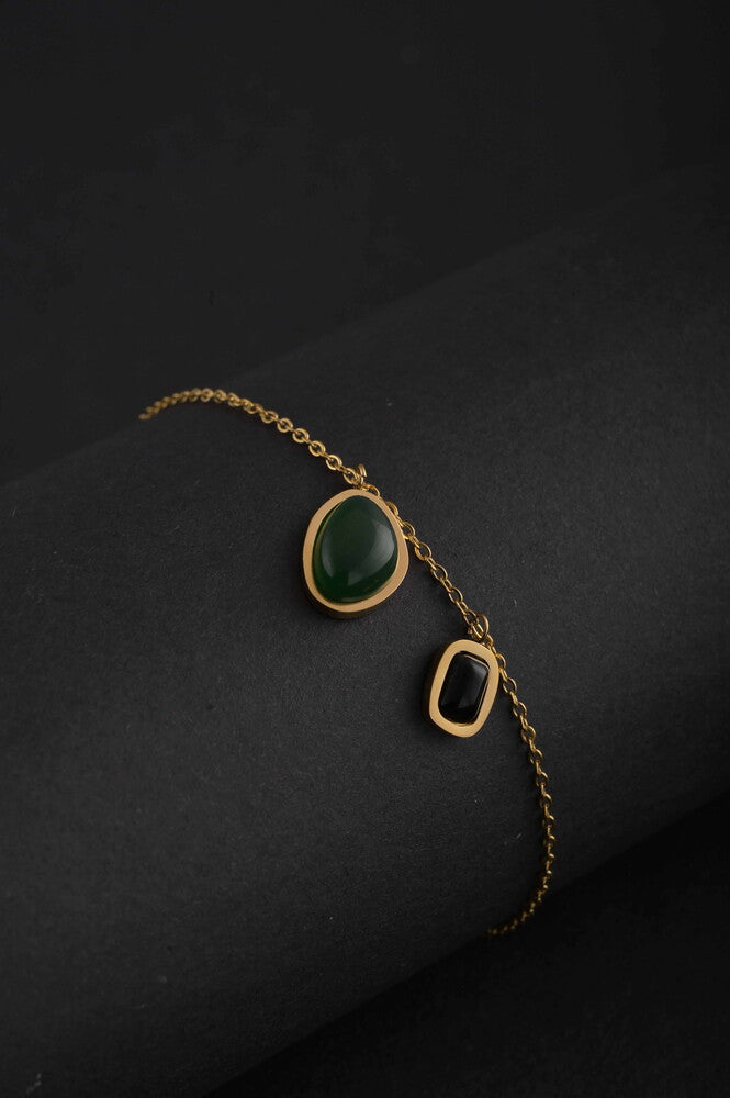 Emerald Night Anklet