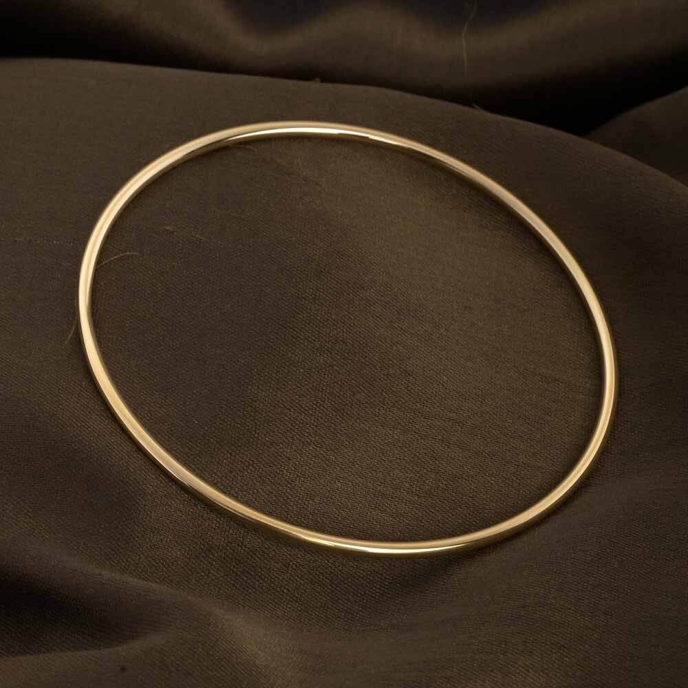 Round Wire Bangle Bracelet
