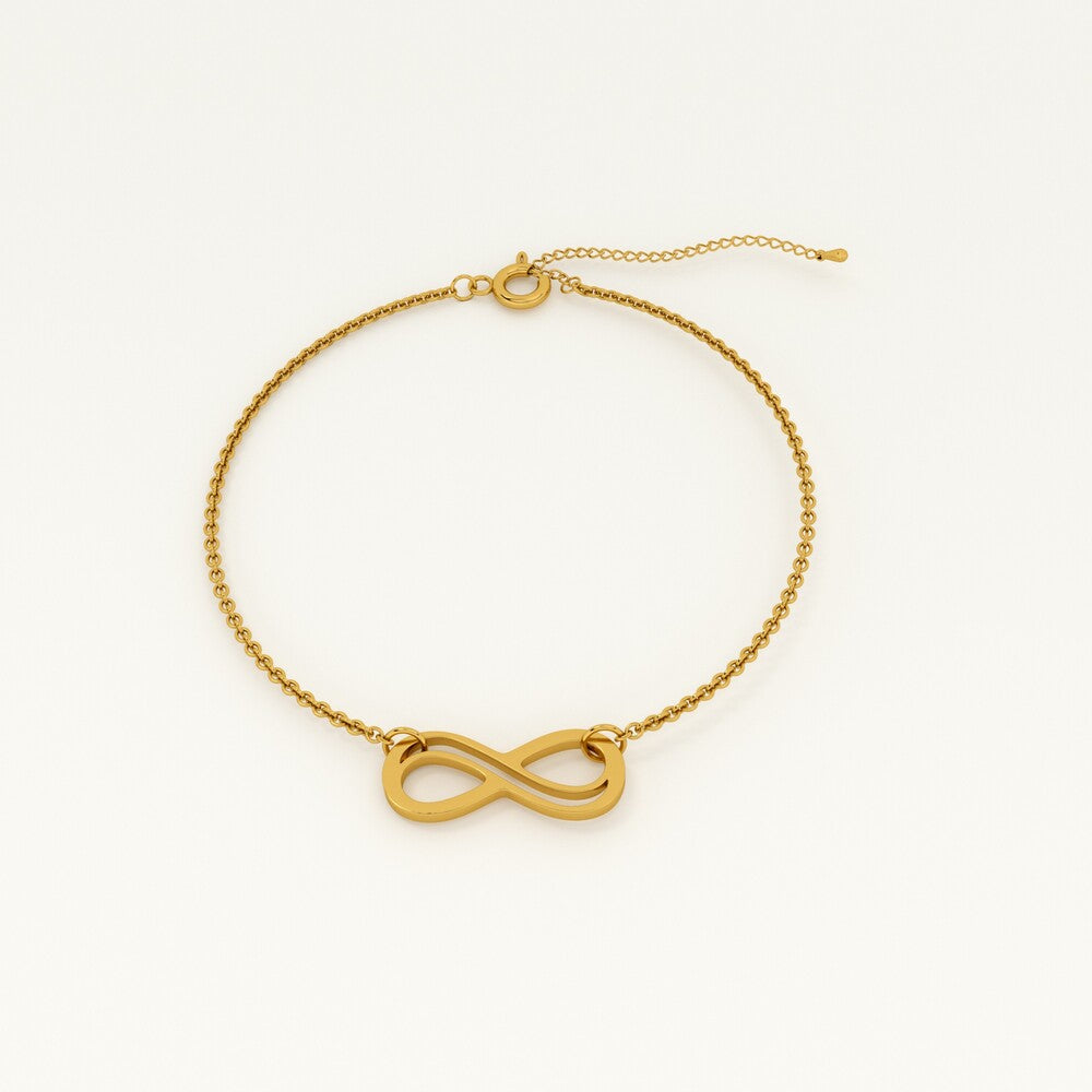 Infinity Charm Chain Bracelet