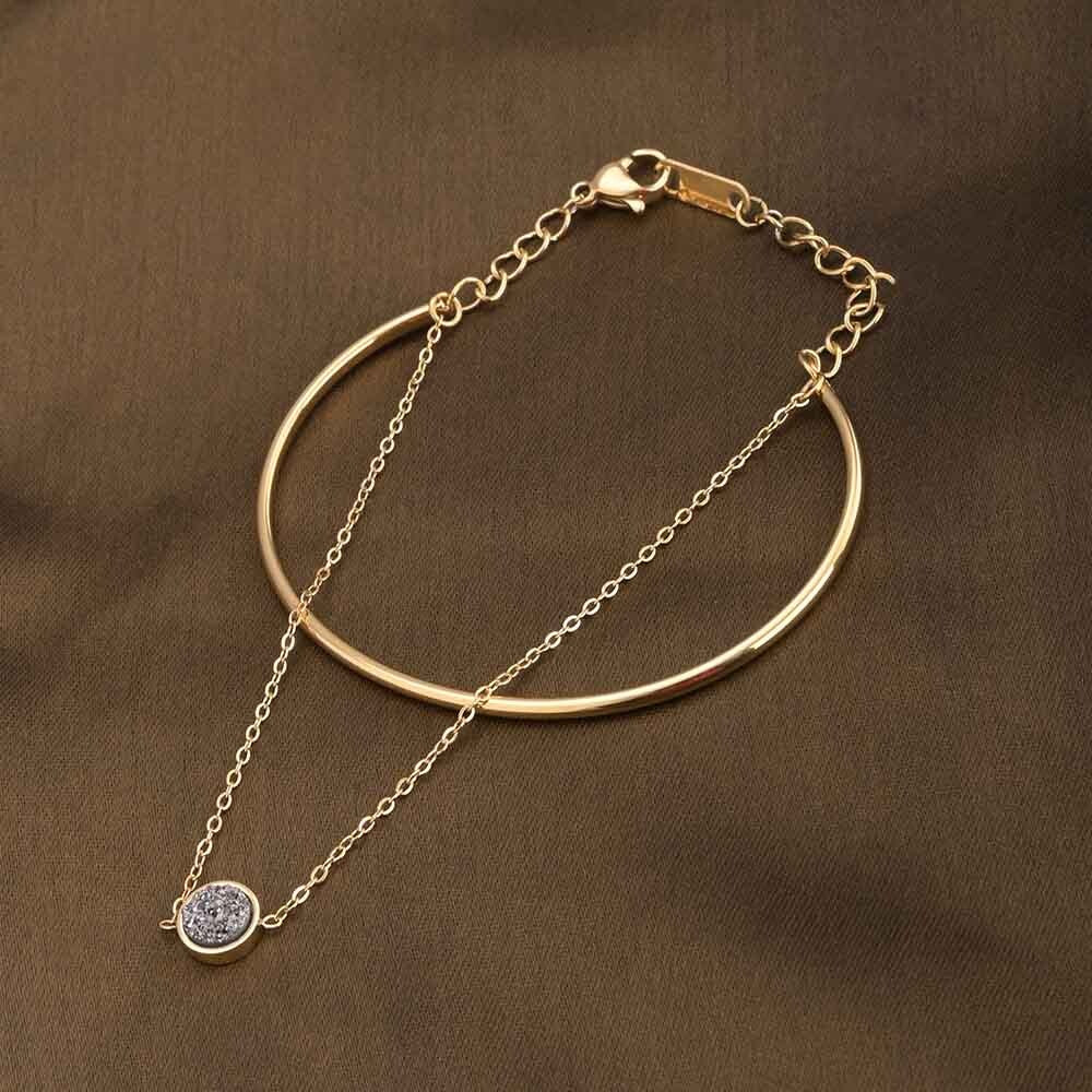 Double Layer Stone Bracelet