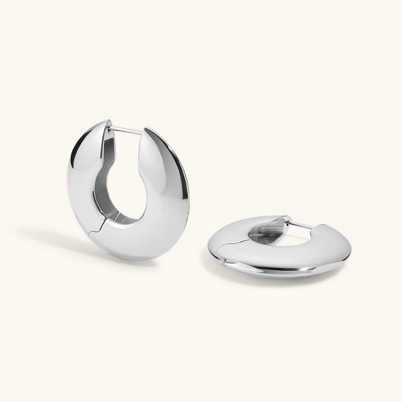Puffy Disc Hoops