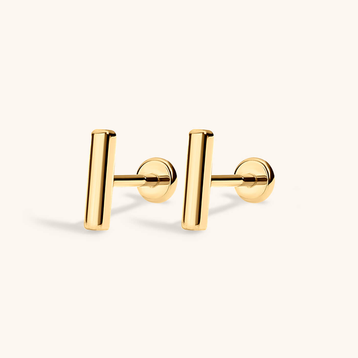 Bar Nap Earrings – Gold
