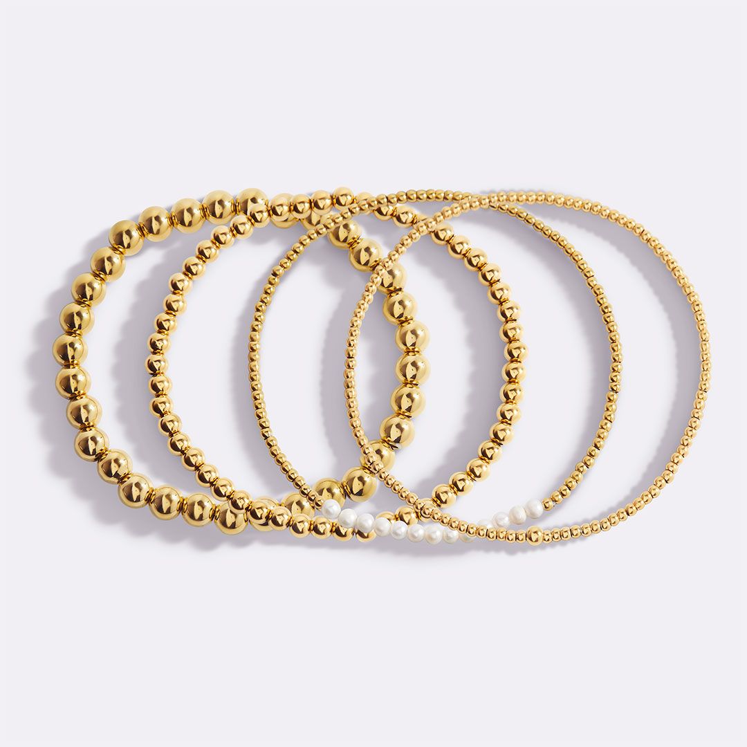 Lunelle Pearl Bracelet Stacking Set