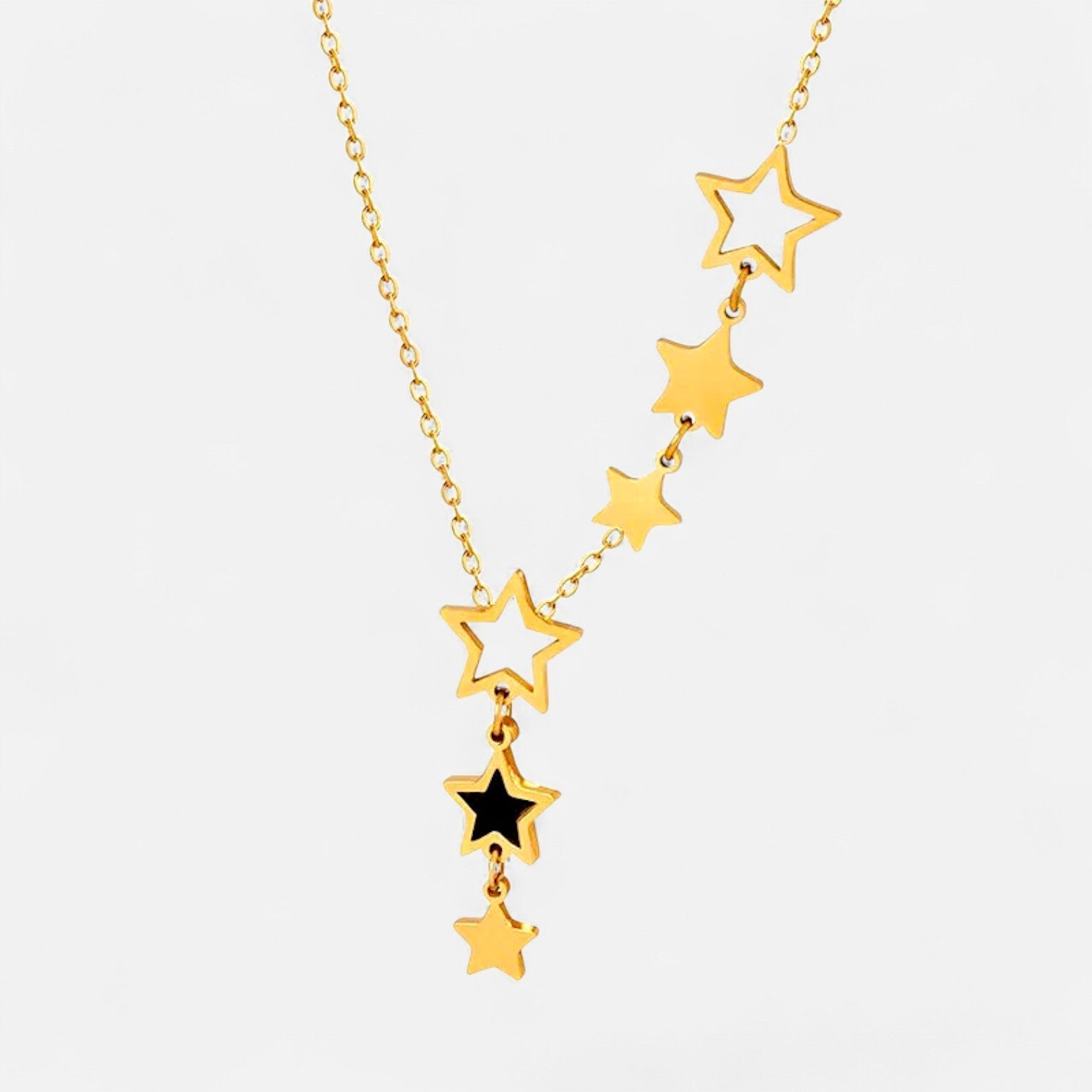 Celestial Falling Star Necklace – gold