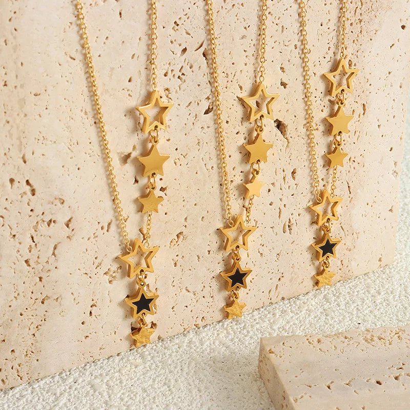 Celestial Falling Star Necklace