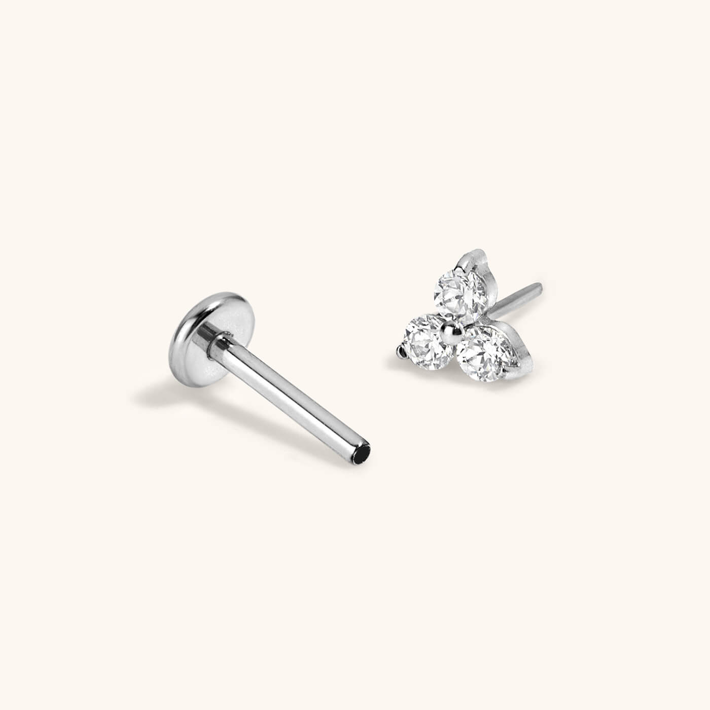 Crystal Trinity Nap Earrings