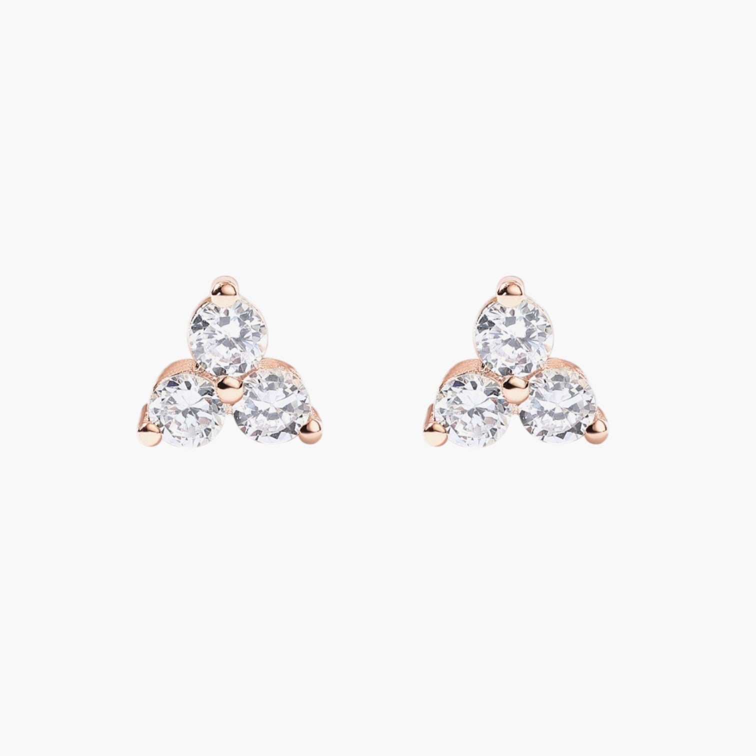 Celia Lotus Flat Back Stud Earrings